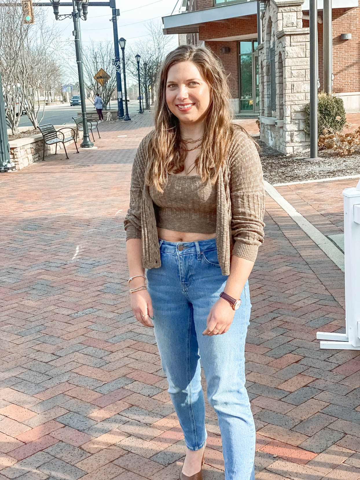 Crop Top and Girlfriend Jeans